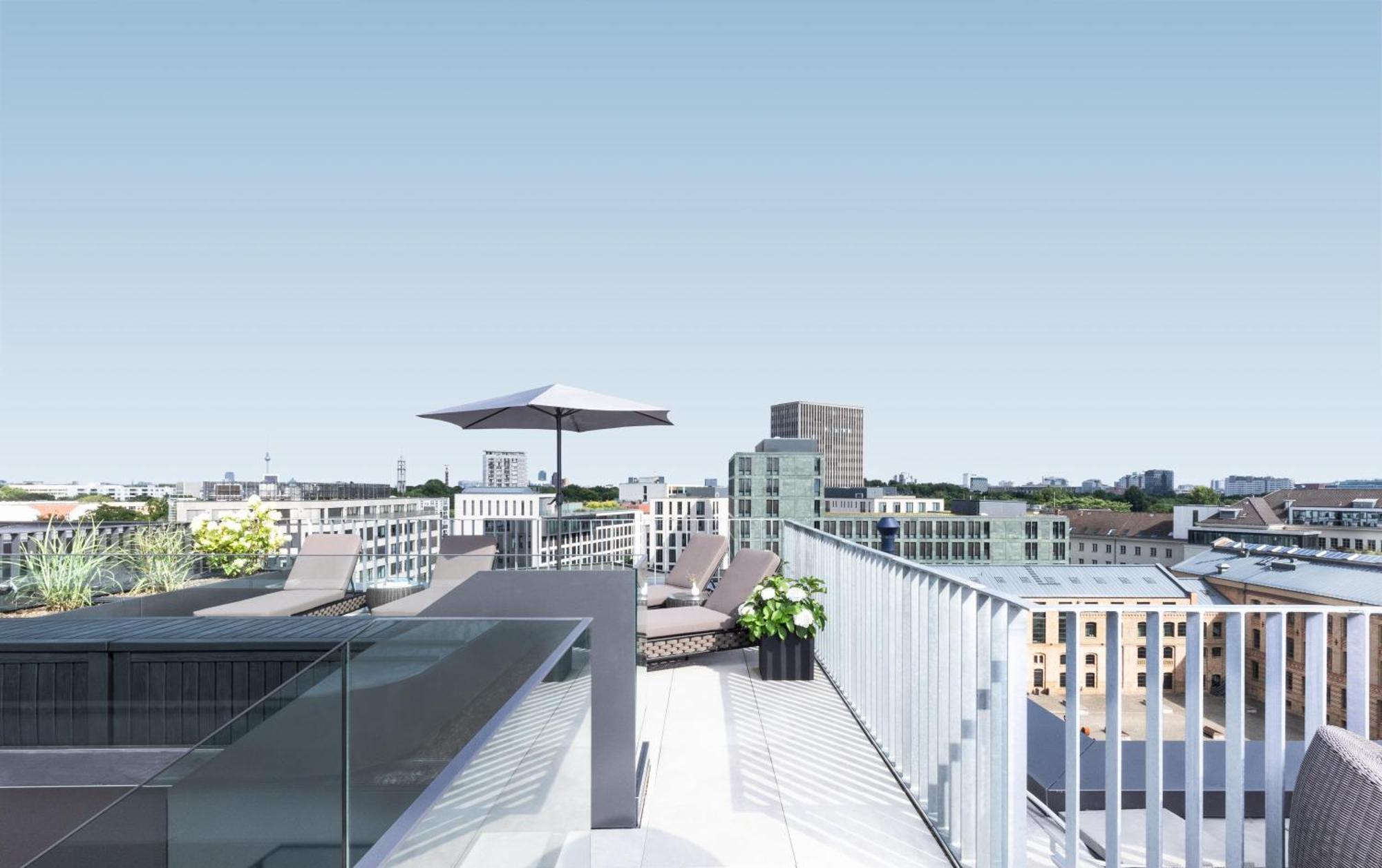 Kpm Hotel & Residences 柏林 外观 照片 The rooftop terrace
